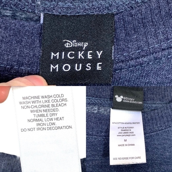 Disney Mickey Mouse American Flag Sweatshirt Size Medium - Picture 8 of 16